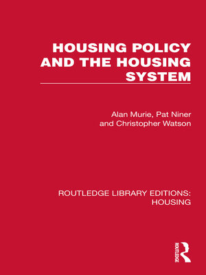 cover image of Housing Policy and the Housing System